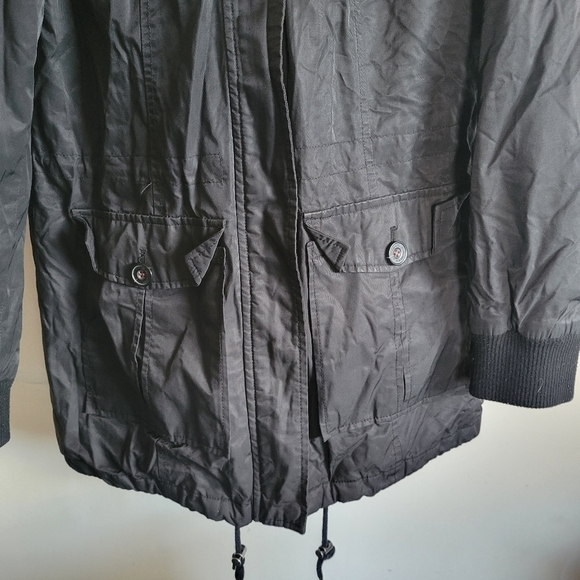 LEVI'S Jacket Quilt And Sherpa Lined Black Small - Picture 2 of 11